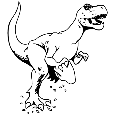 Sticker Dinosaure Model Std03