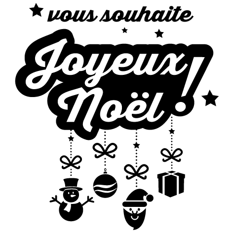 Sticker joyeux noël