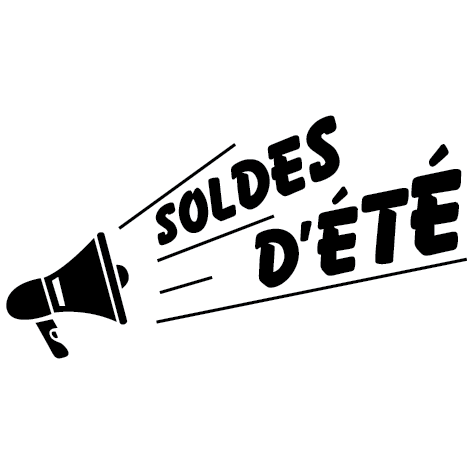 Sticker porte voix soldes d'été