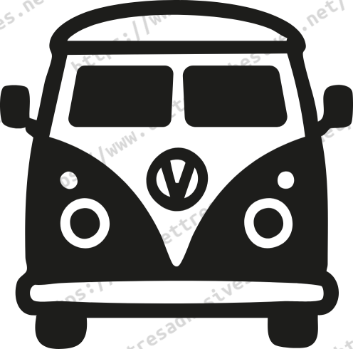 Sticker Combi Volkswagen personnalisable