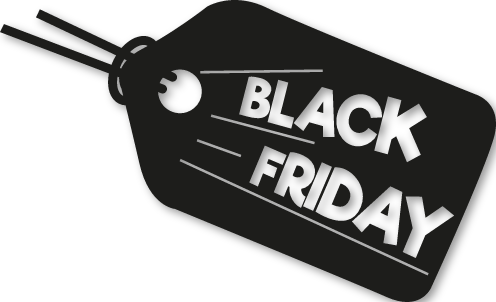 Stickers étiquette Black Friday