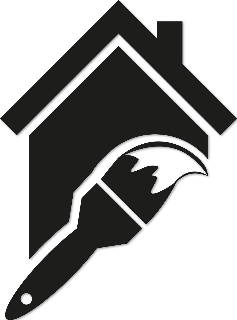 Sticker peinture façade