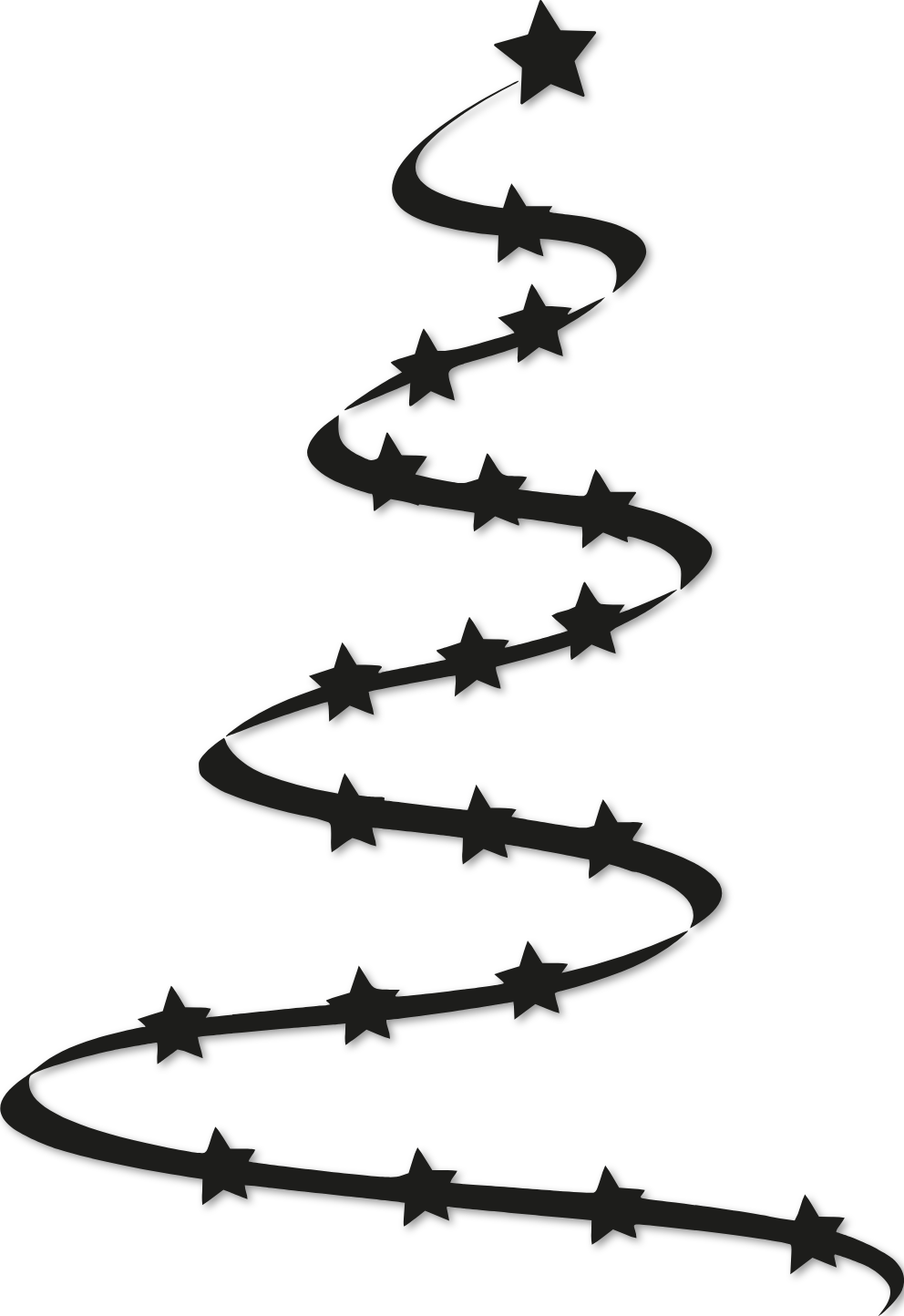 Sticker sapin design