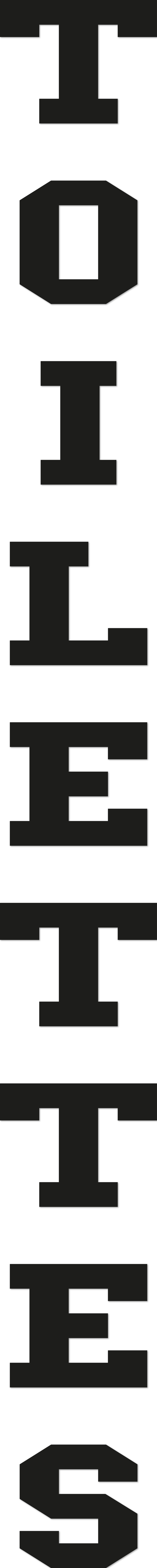 Toilettes police college bold