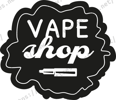 Sticker vape shop