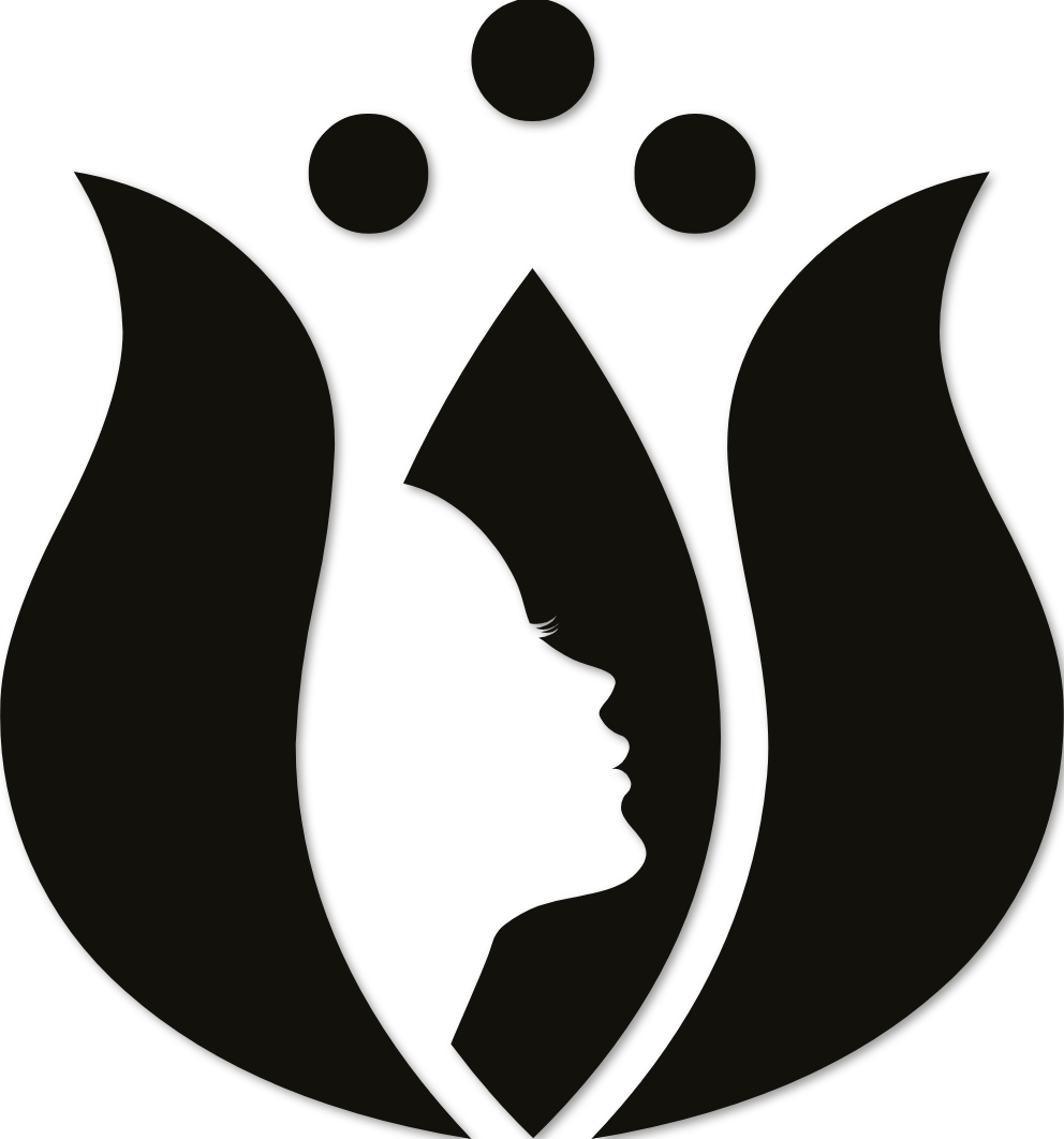 Visage design fleurs