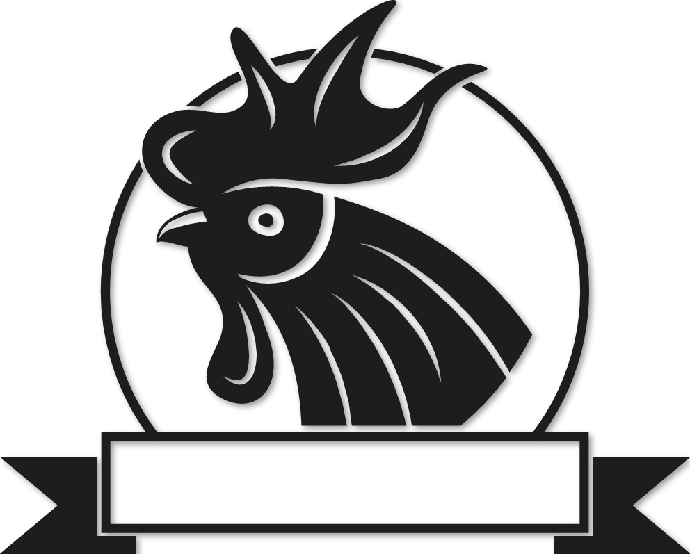 Sticker volailles texte personnalisable